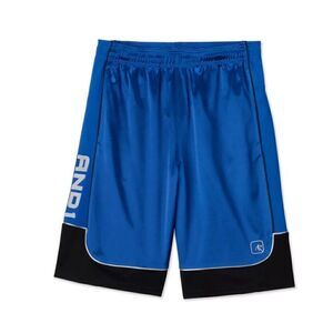 AND1 Men's All Court Colorblock Shorts Blue & Black Size 3XL